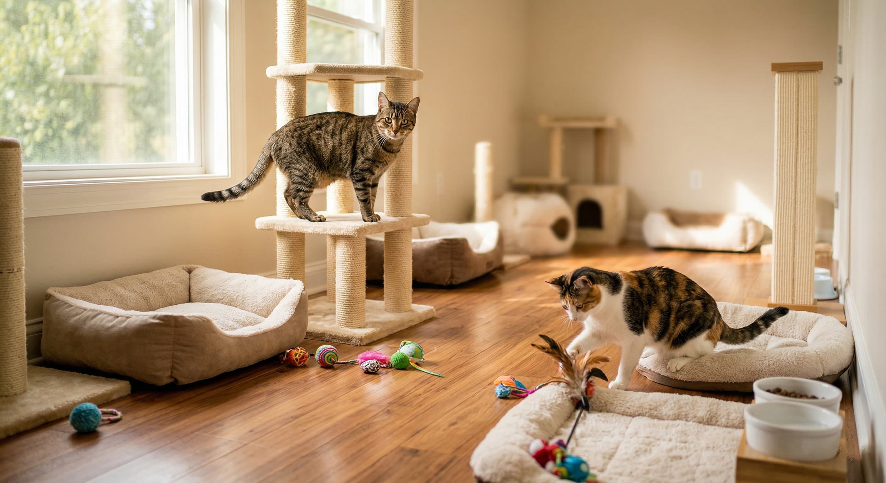 Ev Konforunda Kedi Konaklama